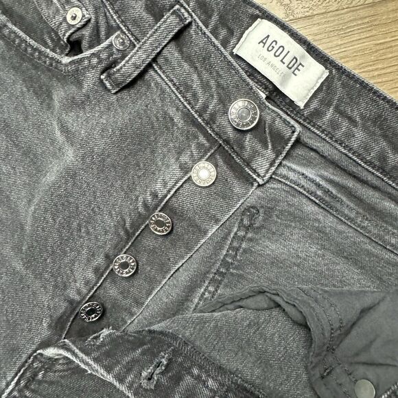 AGOLDE Nico Button Fly Jeans Size 28‎ - Picture 6 of 11